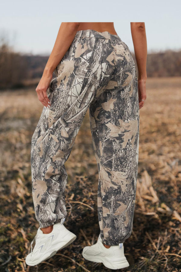 Camo High Waisted  Baggy Pants