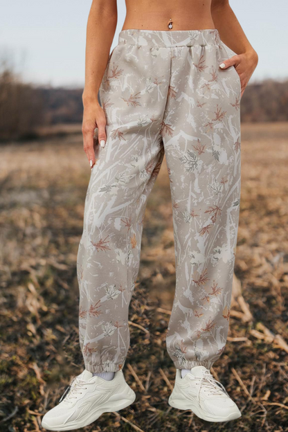 Camo High Waisted  Baggy Pants