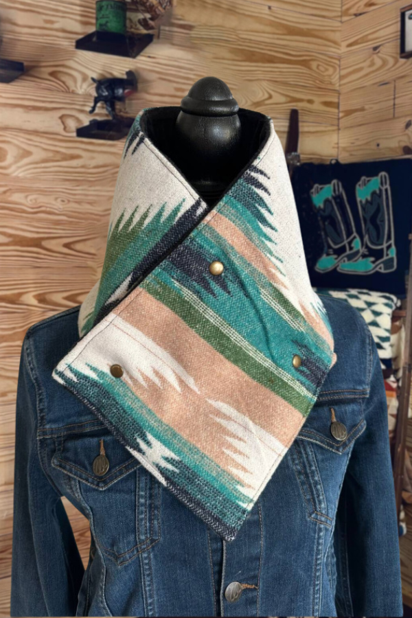 Western Print Scarf-40 Inches