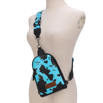 Wrangler Cow Print Sling Bag