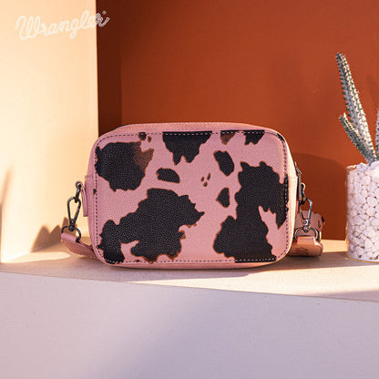 Wrangler Cow Print Crossbody Bag