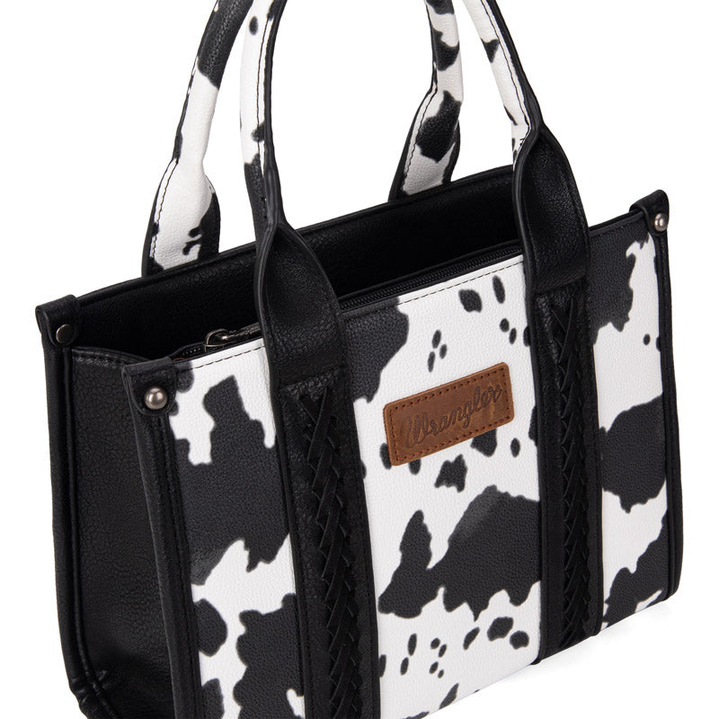 Wrangler Cow Print Concealed Tote Bag