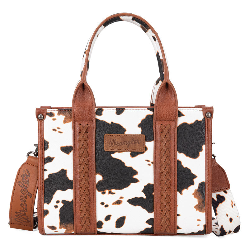 Wrangler Cow Print Concealed Tote Bag