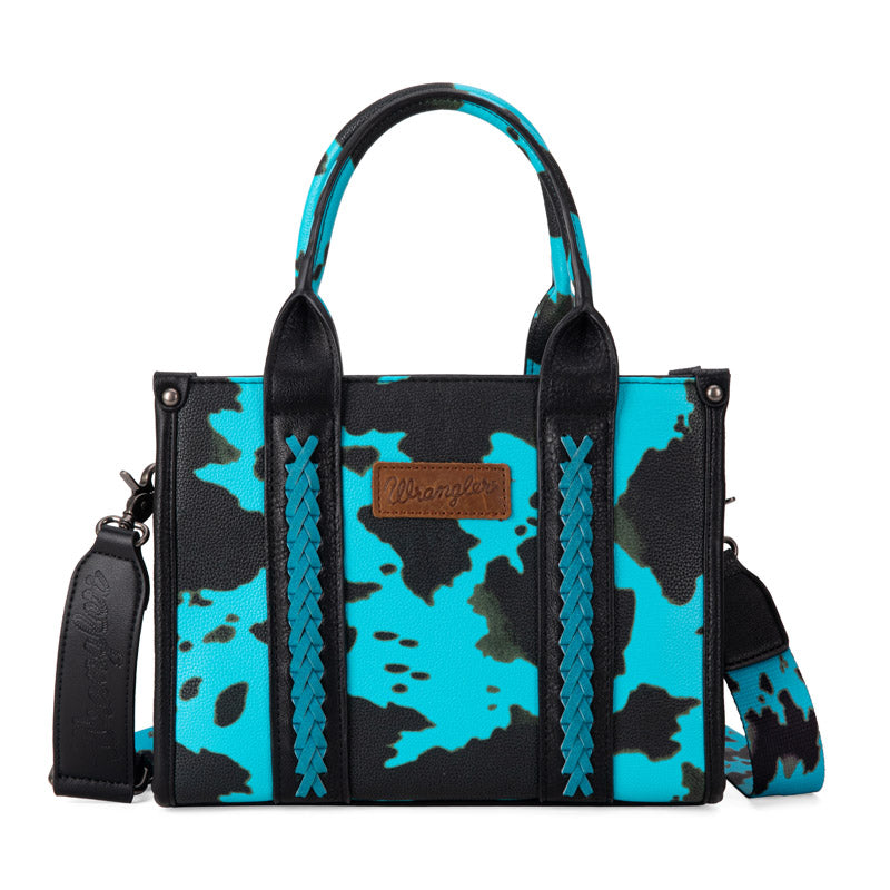 Wrangler Cow Print Concealed Tote Bag