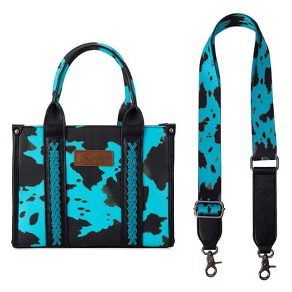 Wrangler Cow Print Concealed Tote Bag