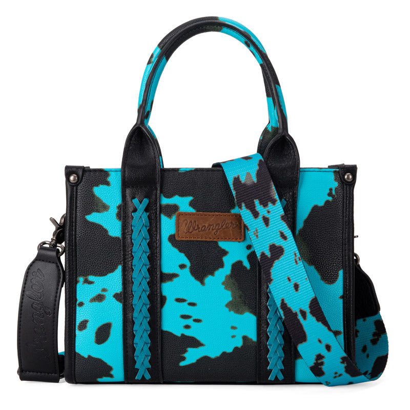 Wrangler Cow Print Concealed Tote Bag