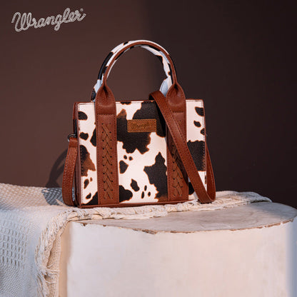 Wrangler Cow Print Concealed Mini Tote Bag