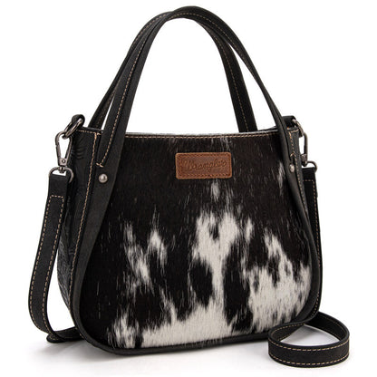 Wrangler Genuine Hair-On Cowhide Tote Bag