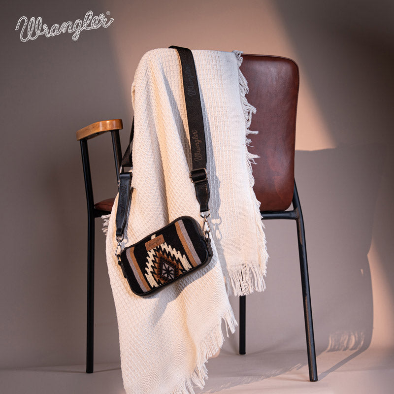 Wrangler Aztec Knitted Mini Crossbody