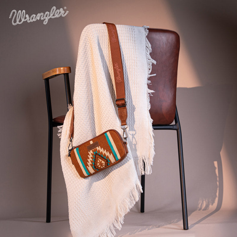 Wrangler Aztec Knitted Mini Crossbody