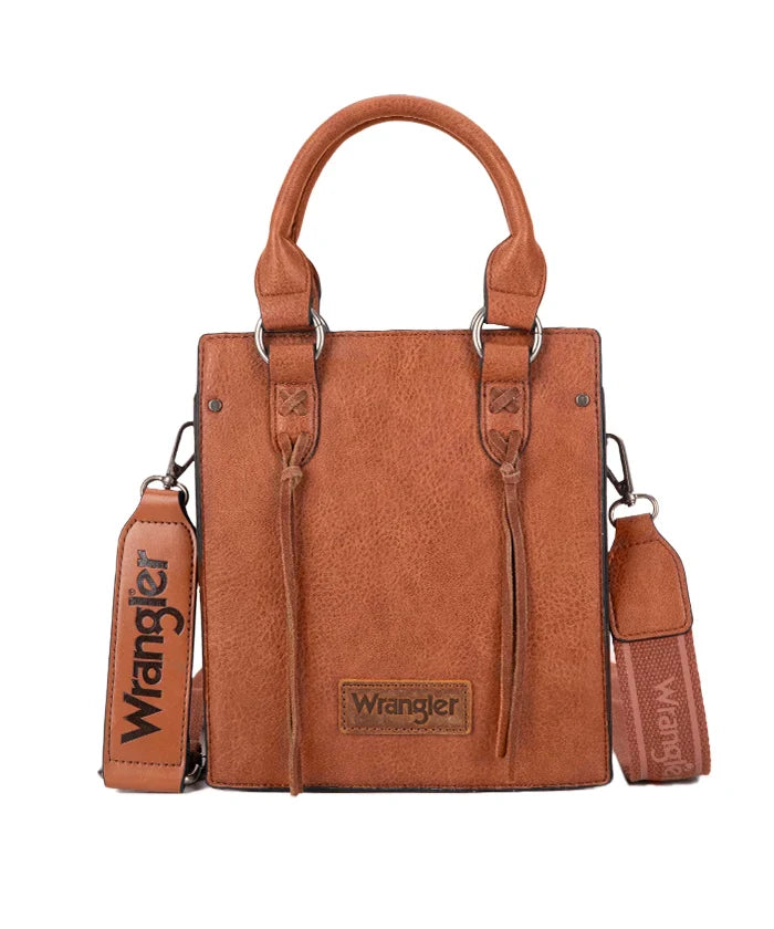 Wrangler Leather tassels Crossbody Bag