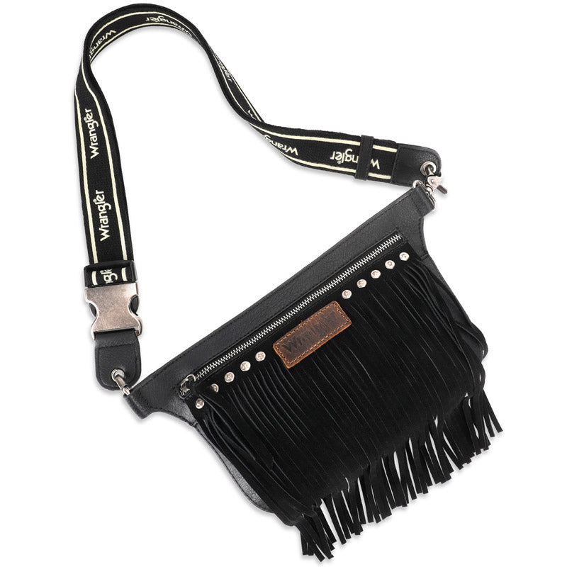 WG73-8194  Wrangler Fringe  Fanny Pack Belt Bag Sling Bag