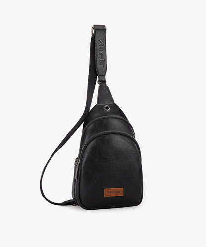 Wrangler Dual Zippered Sling Bag