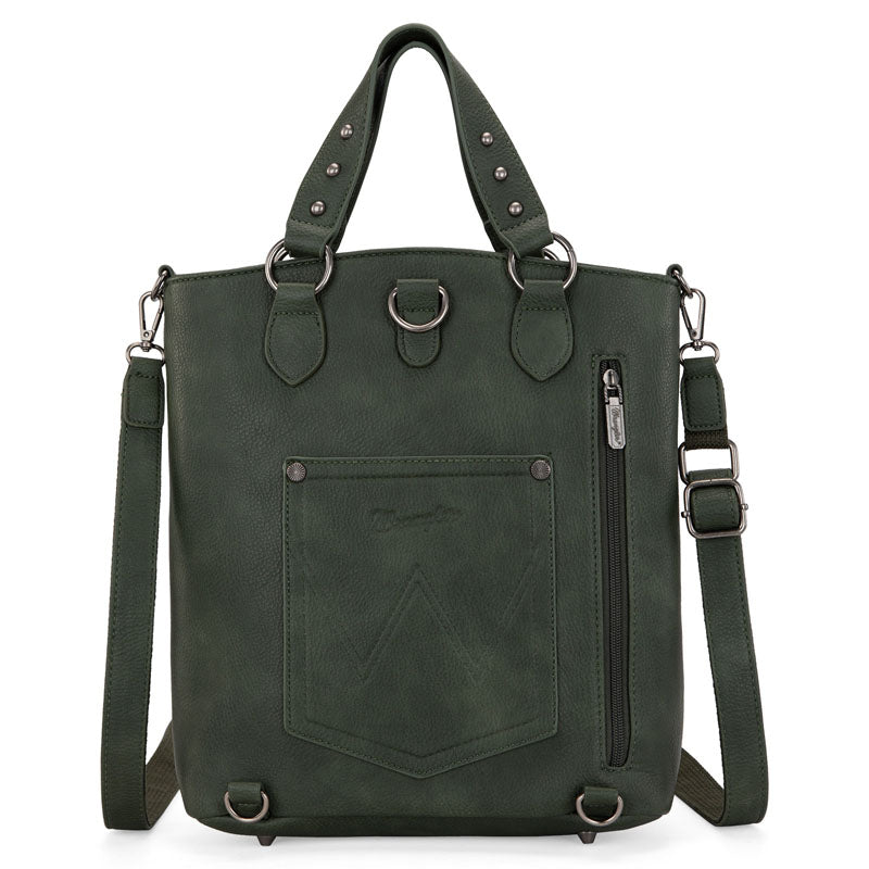 WG94G-9110  Wrangler Tote Convertible Backpack/Crossbody Bag