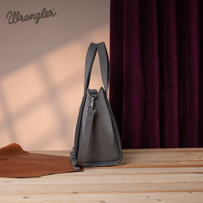 Wrangler Color Block Western Tote Bag