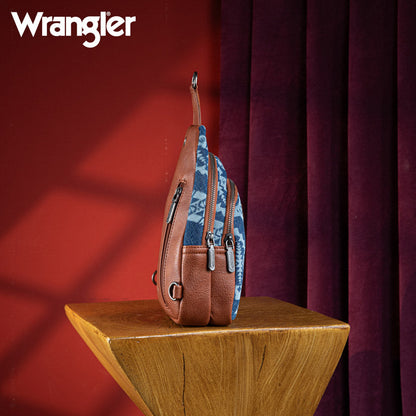 Wrangler Aztec Print Sling Bag