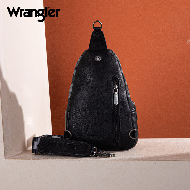 Wrangler Aztec Print Sling Bag