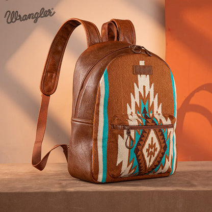 Wrangler Aztec Knitted Backpack