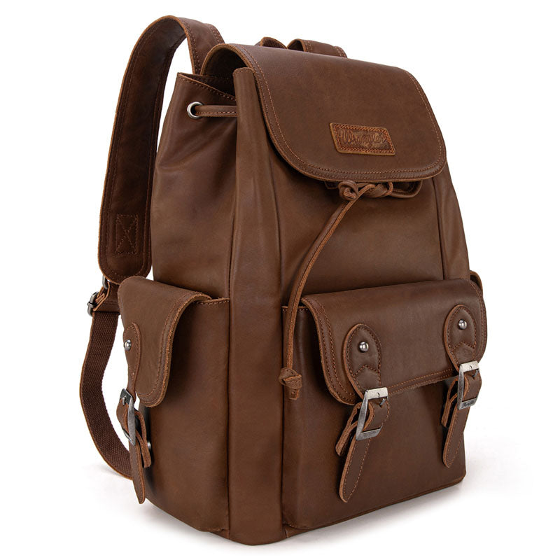 Wrangler Genuine Leather Backpack