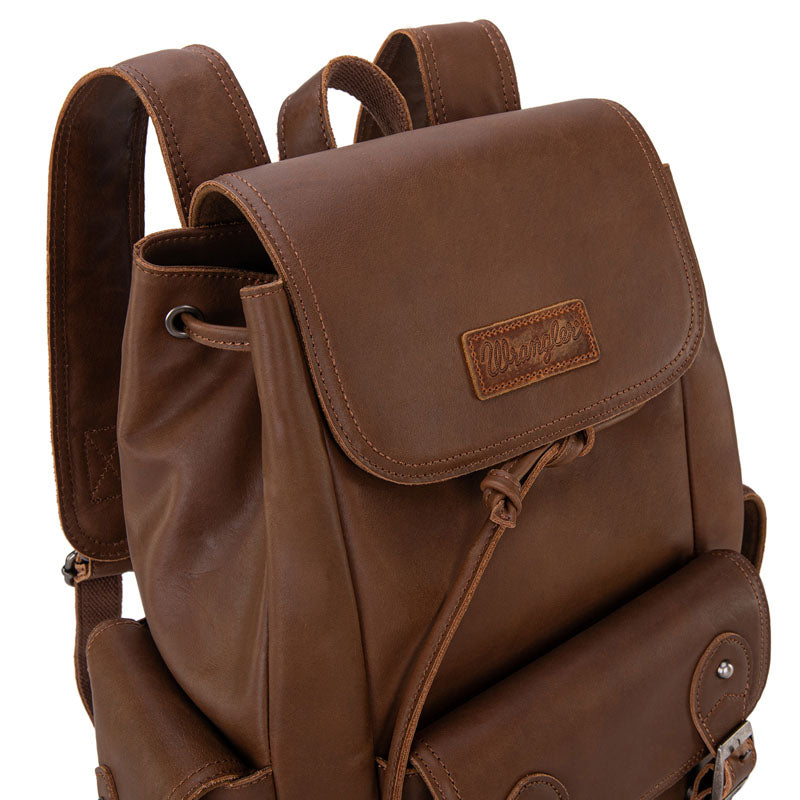 Wrangler Genuine Leather Backpack