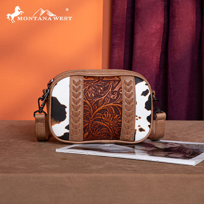 Montana West Tooled Whipstitch Crossbody Bag