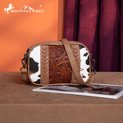 Montana West Tooled Whipstitch Crossbody Bag