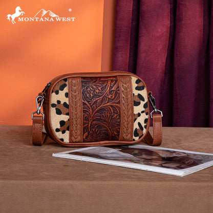 Montana West Tooled Whipstitch Crossbody Bag