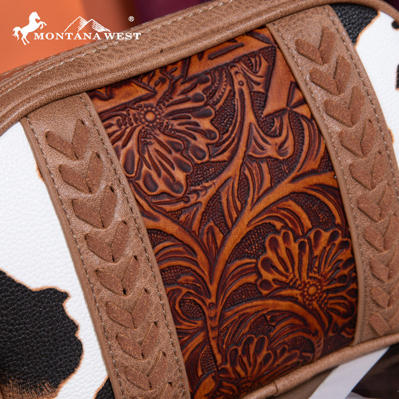 Montana West Tooled Whipstitch Crossbody Bag