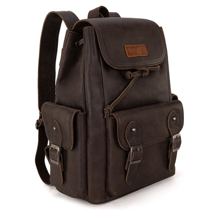 Wrangler Genuine Leather Backpack