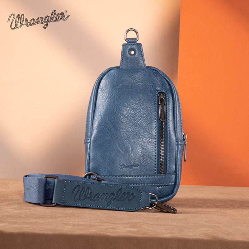 Wrangler Aztec Knitted Sling Bag