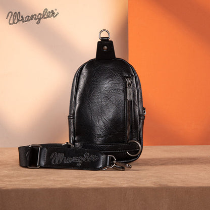 Wrangler Aztec Knitted Sling Bag