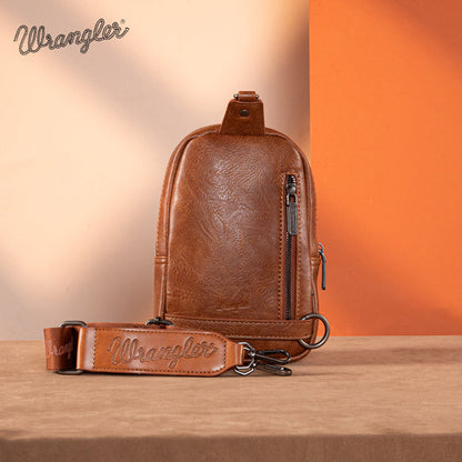 Wrangler Aztec Knitted Sling Bag