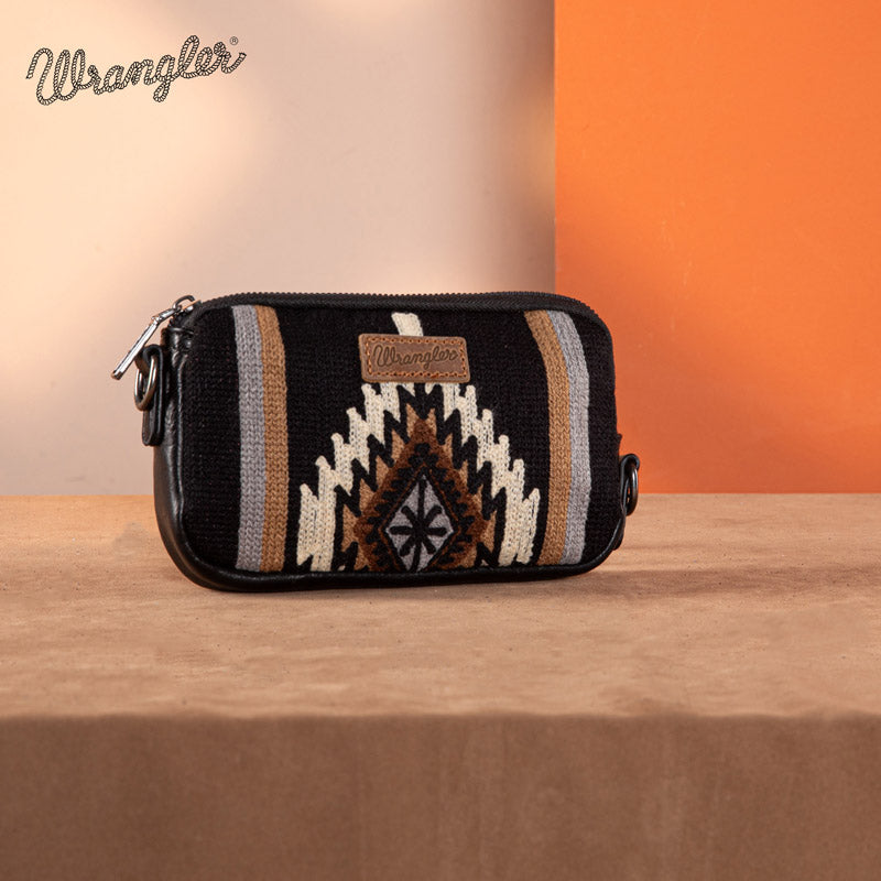 Wrangler Aztec Knitted Mini Crossbody