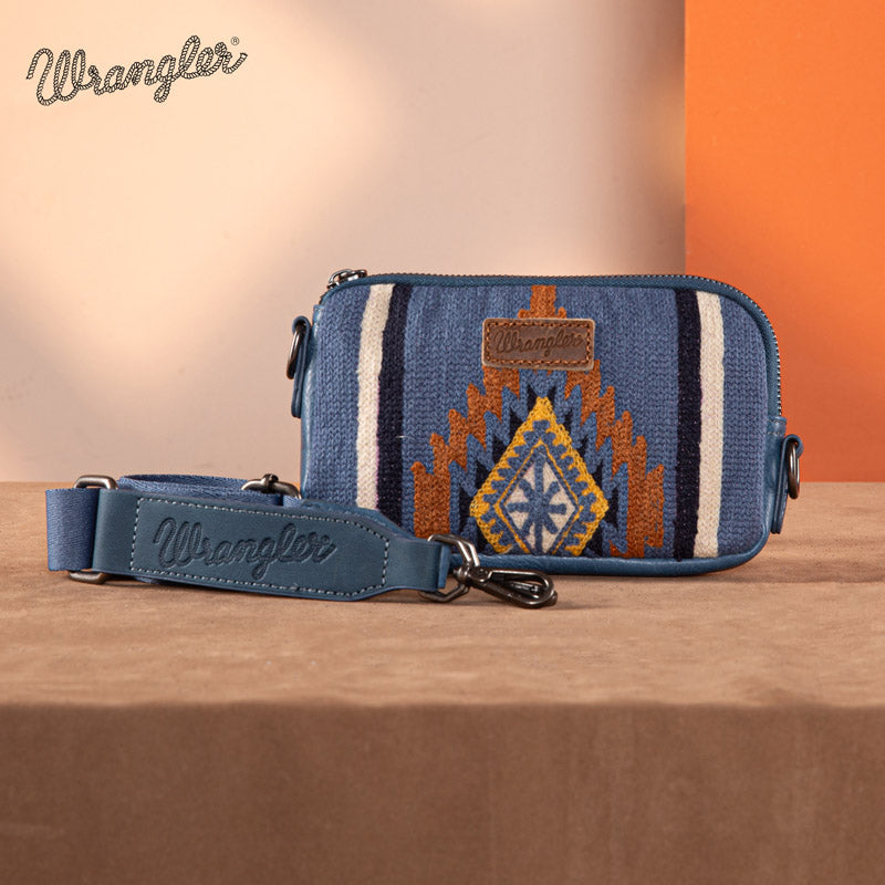 Wrangler Aztec Knitted Mini Crossbody