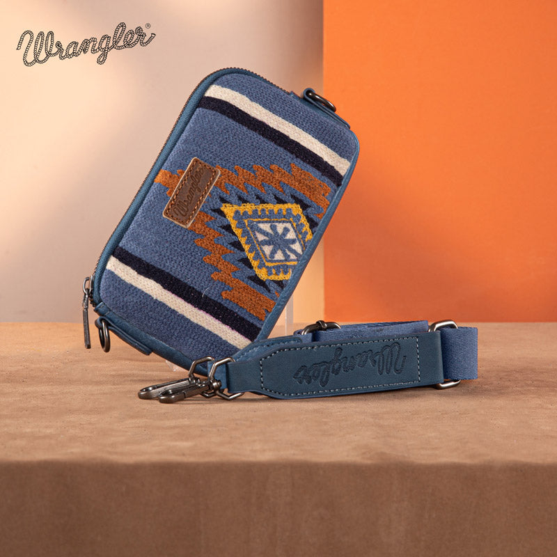 Wrangler Aztec Knitted Mini Crossbody