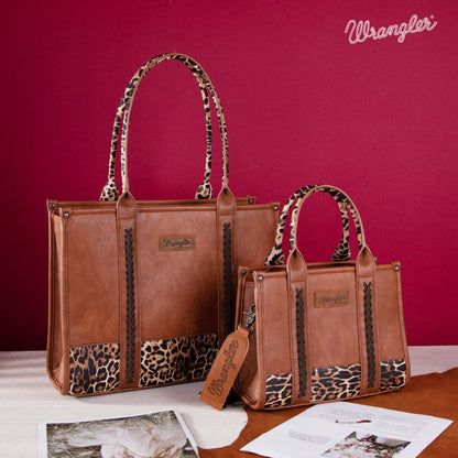 2024 New Wrangler Concealed Carry Leopard/Crocodile/Cow Pattern Tote/Crossbody Bag