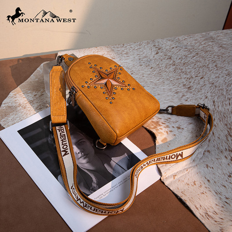 Montana West Longhorn Star Sling bag