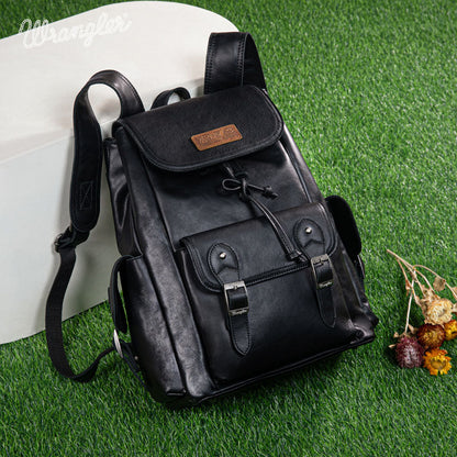 Wrangler Genuine Leather Backpack