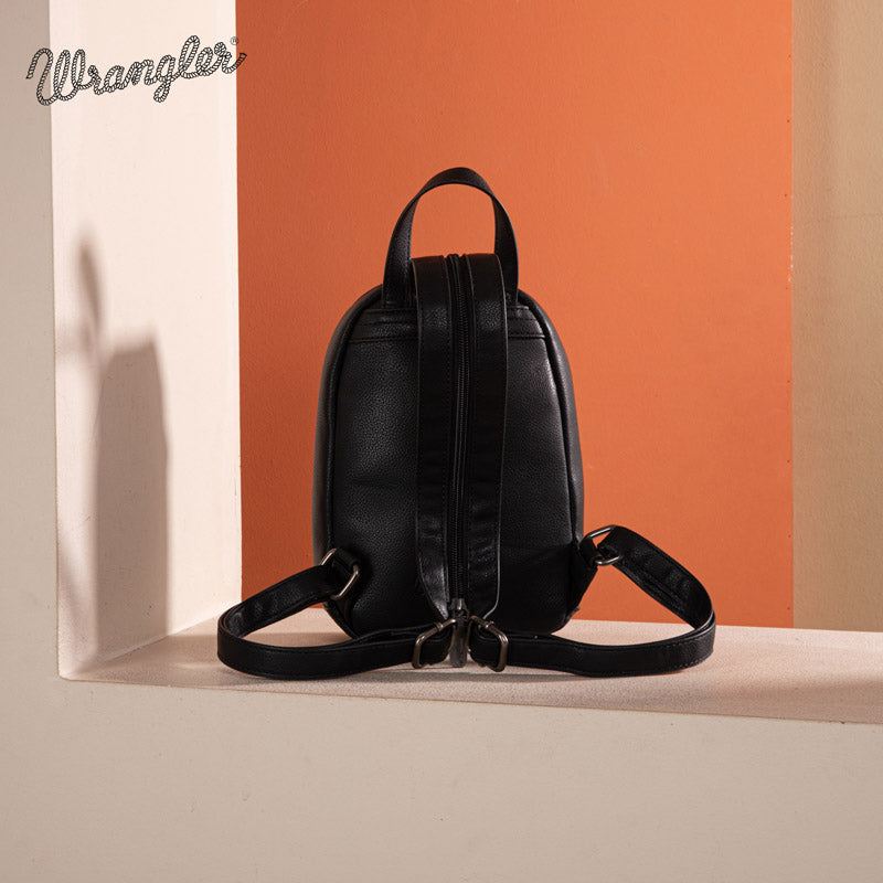 Wrangler Denim-textured Sling Bag