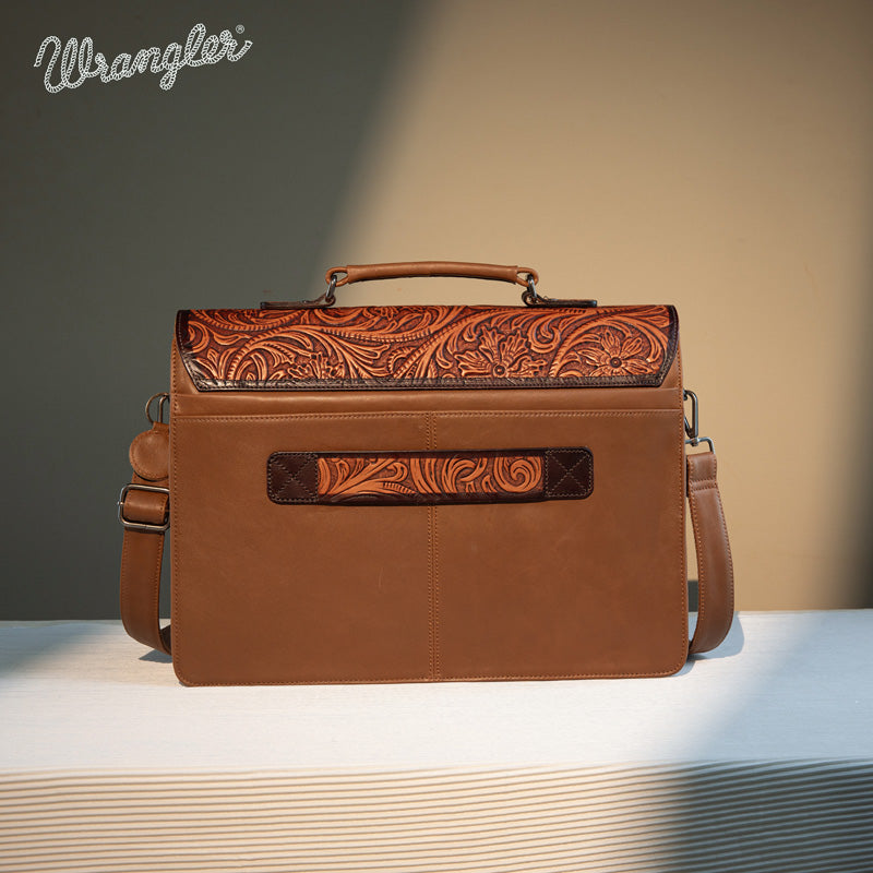 Wrangler Genuine Leather Messenger Bag