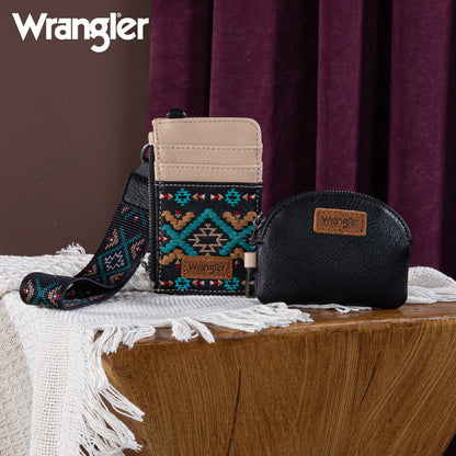 Wrangler Aztec Embroidered Whipstitch Sling Bag