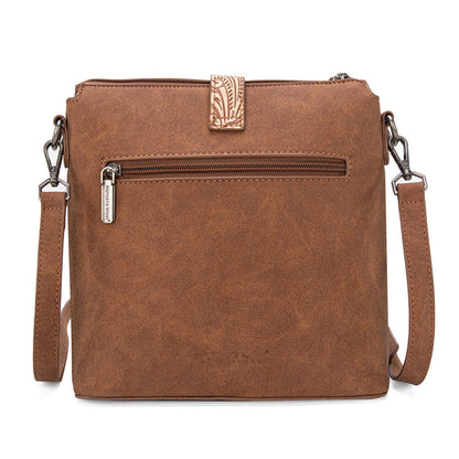 Montana West Buckle Studs Crossbody Bag