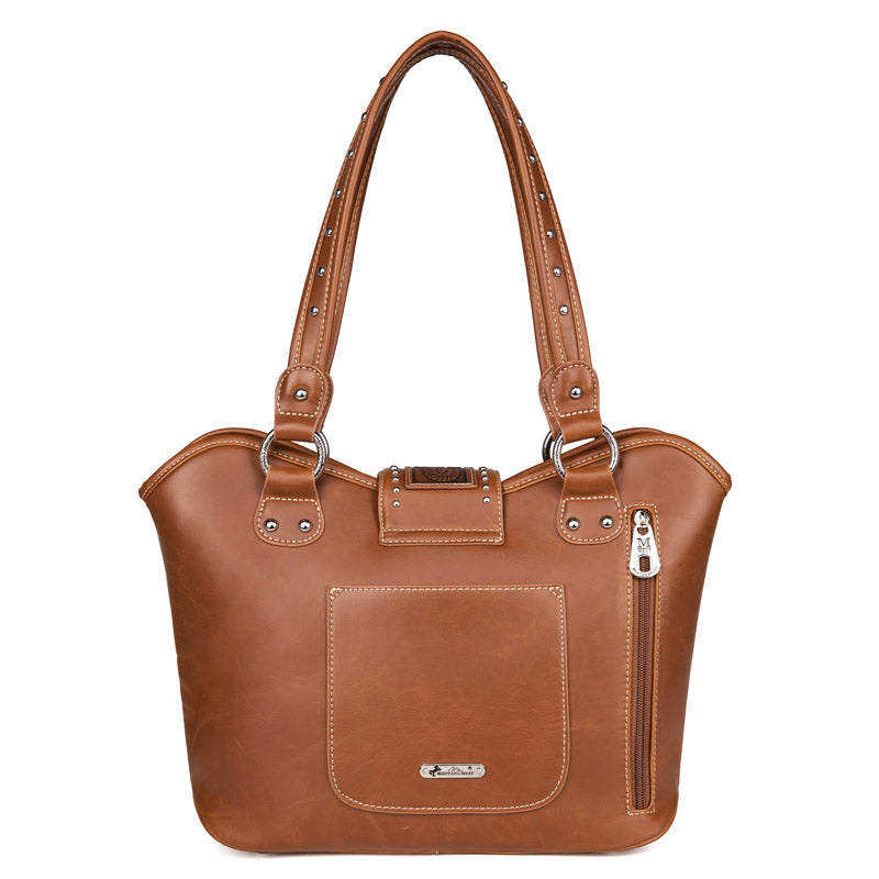 Montana West Tooling Studded Concealed Carry Handbag