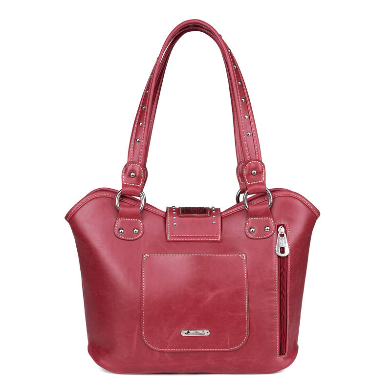 Montana West Tooling Studded Concealed Carry Handbag