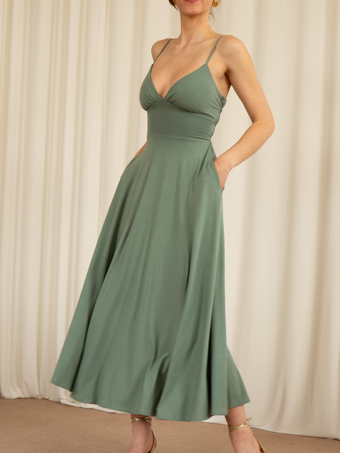 Winslet slip dress (with pockets)