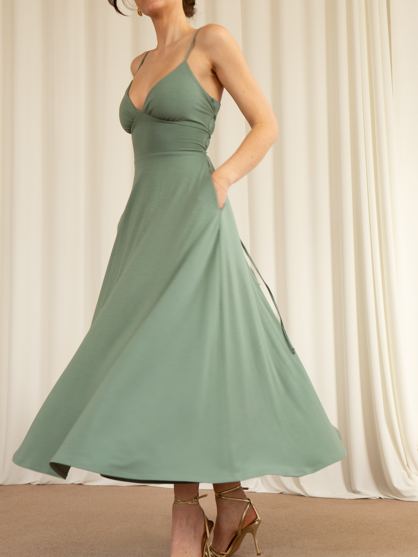 Winslet slip dress (with pockets)