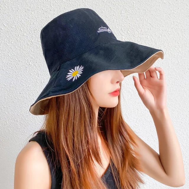 Women's Double-sided Large Brim Sun Hat