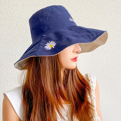 Women's Double-sided Large Brim Sun Hat