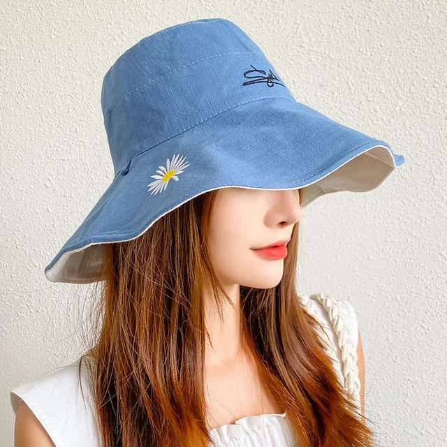 Women's Double-sided Large Brim Sun Hat