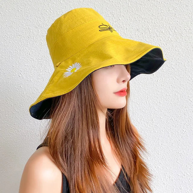 Women's Double-sided Large Brim Sun Hat